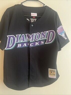 No. 51 Randy Johnson Arizona Diamondbacks Mitchell And Ness Baseball Jersey.